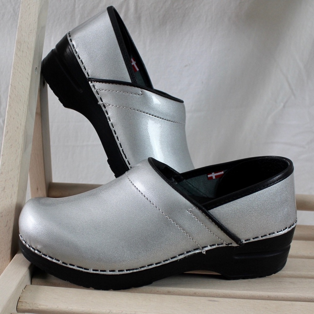 Sanita Greta Pro Clog Silver Size EU 38 or 7/7&1/2